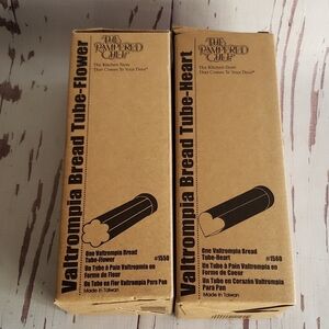 The Pampered Chef Valtropia tube bundle heart and flower new in box